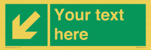 SV7312: Custom Safe Condition Down left arrow