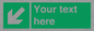 SV7312: Custom Safe Condition Down left arrow