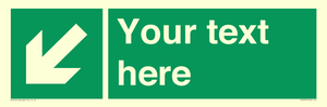 SV7312: Custom Safe Condition Down left arrow