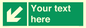 SV7312: Custom Safe Condition Down left arrow