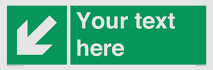 SV7312: Custom Safe Condition Down left arrow