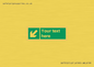 SV7312: Custom Safe Condition Down left arrow