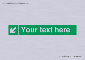 SV7312: Custom Safe Condition Down left arrow