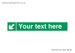 SV7312: Custom Safe Condition Down left arrow