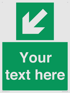 SV7312: Custom Safe Condition Down left arrow