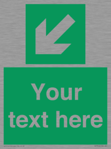 SV7312: Custom Safe Condition Down left arrow