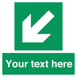 SV7312: Custom Safe Condition Down left arrow