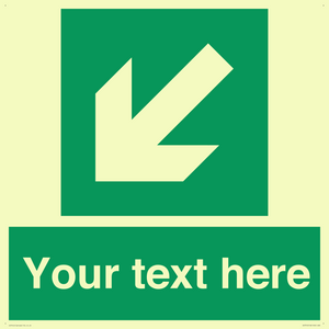 SV7312: Custom Safe Condition Down left arrow