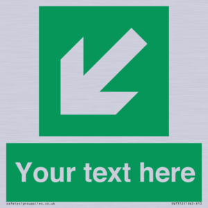 SV7312: Custom Safe Condition Down left arrow