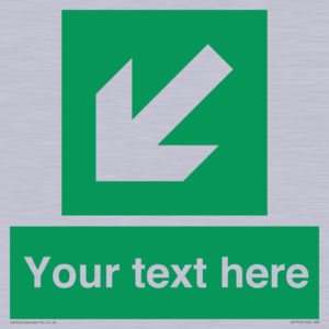 SV7312: Custom Safe Condition Down left arrow