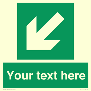 SV7312: Custom Safe Condition Down left arrow