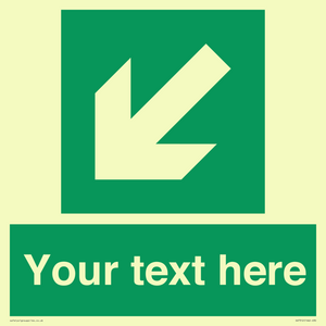 SV7312: Custom Safe Condition Down left arrow