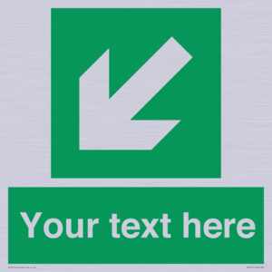 SV7312: Custom Safe Condition Down left arrow