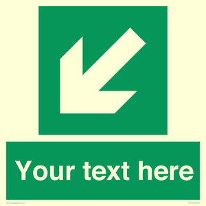 SV7312: Custom Safe Condition Down left arrow