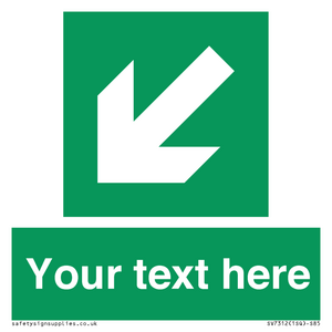 SV7312: Custom Safe Condition Down left arrow