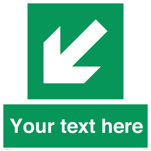 SV7312: Custom Safe Condition Down left arrow