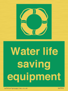 SV7316: Water life saving equipment