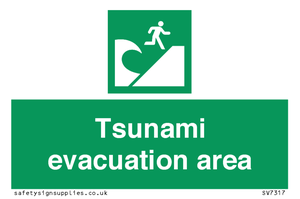 SV7317: Tsunami evacuation area