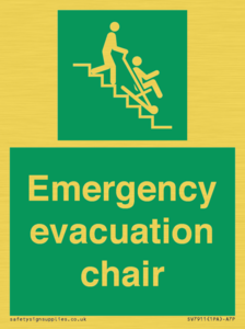 SV7911: Emergency evacuation chair