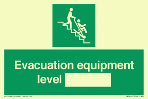 SX14097: Evacuation equipment level
