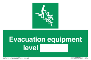 SX14097: Evacuation equipment level