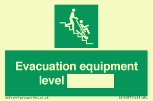 SX14097: Evacuation equipment level