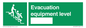 SX14097: Evacuation equipment level