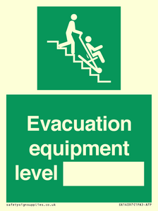 SX14097: Evacuation equipment level