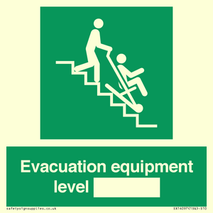 SX14097: Evacuation equipment level