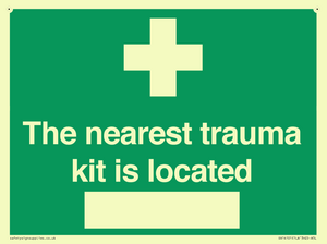 SX14101: Nearest trauma kit location