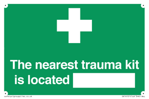 SX14101: Nearest trauma kit location