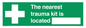 SX14101: Nearest trauma kit location