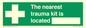 SX14101: Nearest trauma kit location