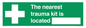 SX14101: Nearest trauma kit location