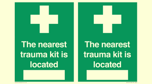 SX14101: Nearest trauma kit location