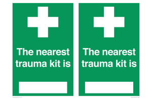 SX14101: Nearest trauma kit location