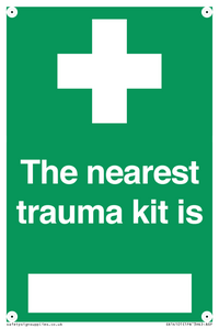 SX14101: Nearest trauma kit location