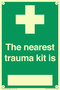 SX14101: Nearest trauma kit location
