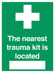 SX14101: Nearest trauma kit location