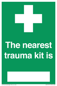 SX14101: Nearest trauma kit location