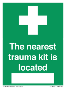 SX14101: Nearest trauma kit location