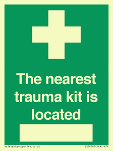 SX14101: Nearest trauma kit location
