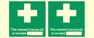 SX14101: Nearest trauma kit location