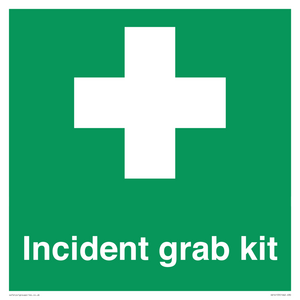 SX14153: Incident grab kit straight ahead