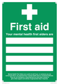 SX14933: Mental Health First Aider Sign