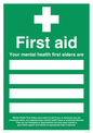 SX14933: Mental Health First Aider Sign