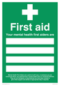 SX14933: Mental Health First Aider Sign