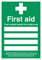SX14933: Mental Health First Aider Sign