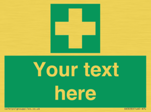 SX3030: Custom Safe condition: First aid