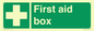 SX460: first aid box